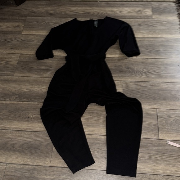 Anthropologie Sutton Ponte black one piece jumpsuit size small - Picture 3 of 16
